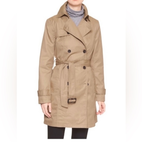 Banana Republic trench coat Sz PS NWT - Picture 10 of 11